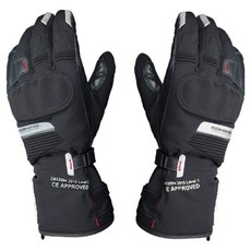 KOMINE GORE-TEX 防寒手套 雙手穿戴組 GK-814, 黑色