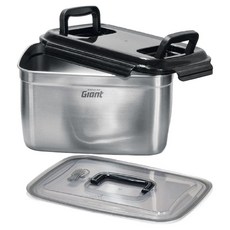 Kitchen-Art 無研磨劑POSCO 304不鏽鋼頂級巨無霸泡菜桶, 12L, 1個