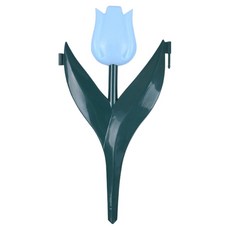 Liz Life 鬱金香圍籬 花園草坪裝飾小物 4 15 x 19 cm, 藍色