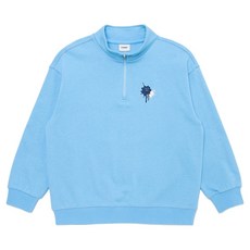 R.ROBOT 塗鴉半拉鍊大學T