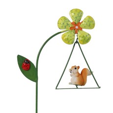 Liz Life 裝飾 庭院佈置 花盆裝飾 3 27 x 9 cm, 松鼠