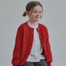 BEEN 童款圓領針織開襟衫 _BZ53CK02RD