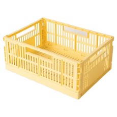 折疊式辦公室桌上型收納籃 BRP1509, 黃色, 1個