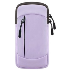 여신 러닝 트레이닝 아웃도어 스마트폰 방수 암밴드, 퍼플, 1개