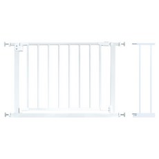 21세기트랜드 골든펫 반려동물 낮은 미니 안전문 폭조절 펜스, 화이트, 1개