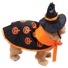 Wavy Days 萬聖節派對寵物披風服, 1個, 橘色