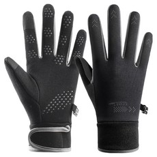 Goems 戶外防寒運動手套, 1套, 魔鬼氈灰色