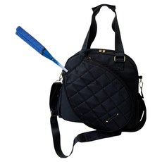 女性網球羽球包, 1個, 黑色