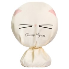 쏙쏙채움 스판 써큘레이터 선풍기 커버, 베이지 고양이