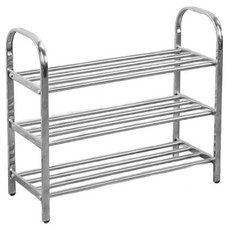 Soso House 不鏽鋼鞋架 60cm, 銀色, 1個