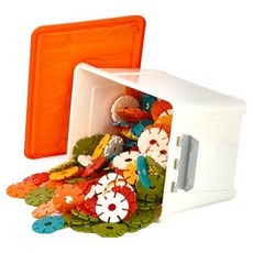 Kes.B 新春 柔軟雪花積木 352p 套組, 1套, 混合顏色