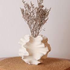 海藻設計高級陶瓷花瓶 BRP1362, 白色