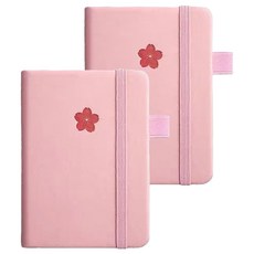 Sodam Mall 可愛日記本, 2個, A7粉紅色