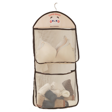 Huns Pick掛式網狀收納整理袋, 熊貓