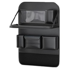 Ez2mk 後座座椅多功能收納袋 MS-1480, 黑色, 1個