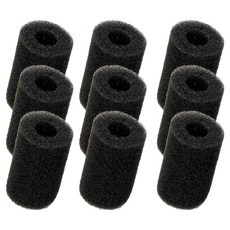 Lemong-cliff 掛式觀賞魚過濾器入水口前置過濾器, 黑色, 9個