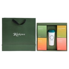 Kapkawa 咖啡包 4種 × 5入 + 環保杯禮盒組 200g + 提袋, 1套, 5種