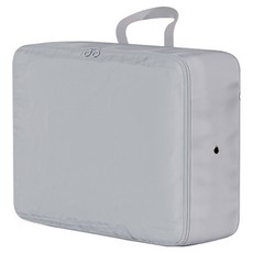 Starshop 羽絨服壓縮收納袋/壓縮旅行袋/出國旅遊旅行收納袋/行李箱衣物分類整理包 灰色, 1個, 1個裝