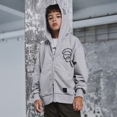 韓國 BLUETAIL 口袋連帽拉鍊外套 AZG3JP01MG