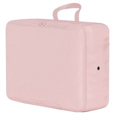 Starshop 羽絨服壓縮收納袋/壓縮旅行袋/出國旅遊旅行收納袋/行李箱衣物分類整理包 粉色, 1個, 1個裝