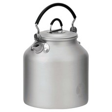 CAPTAIN STAG 鹿牌 丸型鋁製茶壺 UH-4129, 1個, 625ml, 銀色