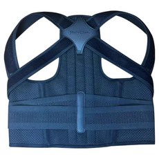 MUAN 輕薄透氣矯形帶/龍骨支撐矯姿帶/防駝挺胸束腰帶 黑色, 1個