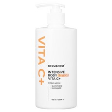 DERMAFIRM Intensive Vita C Plus身體乳液 柑橘蘋果香, 1個, 500ml