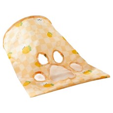 寵物新樂園 響紙隧道玩具, 1個, 黃色