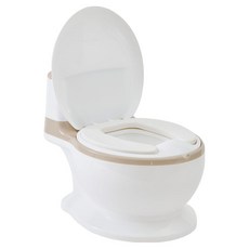 LITTLE CLOUD 柔軟坐墊音效寶寶便盆, 米色