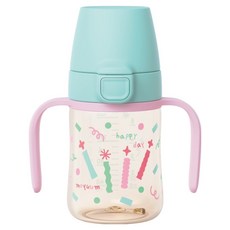 모윰 PPSU 원터치 빨대컵 해피데이 에디션, 170ml, 1개, 민트
