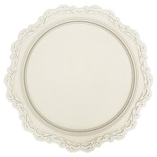 O'homage French35 矽膠餐墊, 1個, 珍珠白