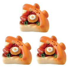 Joseonmunbanggu 熊先生家軟Q披薩片捏捏樂, 3個