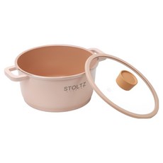 STOLTZ IH 玫瑰雙耳鍋, 1個, 20雙耳, 粉紅色