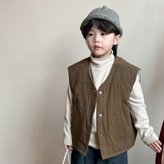 Starbean 休閒按扣背心外套