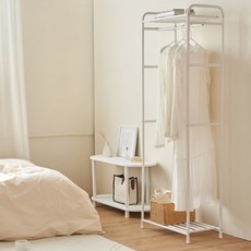 ROOM&HOME Maison 可調節高度收納衣架, 白色