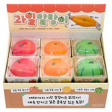 조선문방구 과일 말랑이 사과 4p + 귤 4p + 수박 4p, 1개 1개