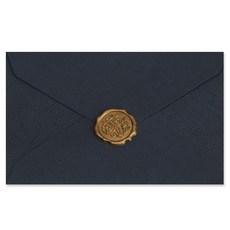 Inp 亞麻蠟信封 16 x 11.3 cm, 10個, 藍色