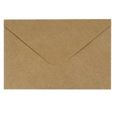 Inp 信件明信片信封 2號 15 x 10 cm, 牛皮色, 40個
