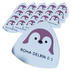Loha Delrin 企鵝圖案吉他彈片, 20個