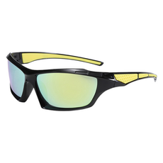 솔르 다기능 아웃도어 낚시 자전거 스포츠 사이클 선글라스, 옐로우블랙, 1개