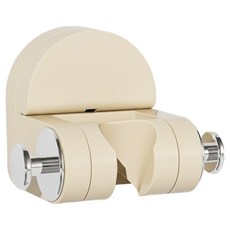 DAEHAN 免鑽孔超強力吸盤式可調節角度蓮蓬頭支架, 象牙白