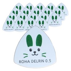 Loha Delrin 兔子圖案吉他彈片, 20個
