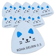 Loha Delrin 貓咪造型吉他彈片, 10個
