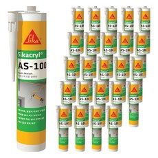 Sika 西卡 西卡 Sikacryl AS-100 水性壓克力密封膠 白色, 25個