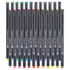 모디안 미술전용 컬러 라인펜 0.4mm 세트, 24색, 1세트