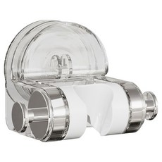 DAEHAN 免鑽孔超強力吸盤式角度可調蓮蓬頭支架, 透明