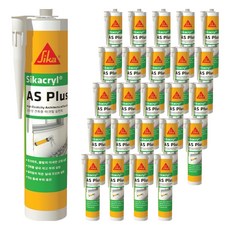 Sika 西卡 Sikacryl AS Plus 高性能水性壓克力密封膠 白色, 25個