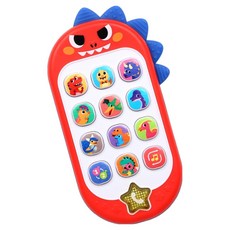 pinkfong 碰碰狐 兒童恐龍智慧型手機, 1個, 混合颜色