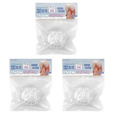 Joseonmunbanggu 吱吱作響雪花捏捏樂, 3個, 單一顏色