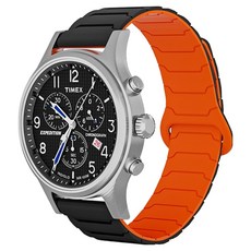 Focus&Choice 實用堅固運動手錶, 1個, 黑橘色